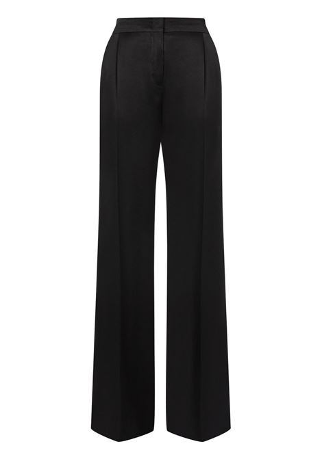 Black concealed-fastening palazzo pants Alberta Ferretti - women ALBERTA FERRETTI | Trousers | 032751190555